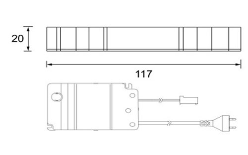 DRIVER 30W - MML - Technical Drawing
