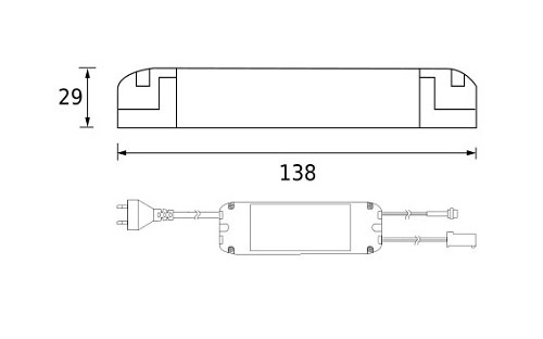 DRIVER-12W-DIMMER-Technical-Drawing